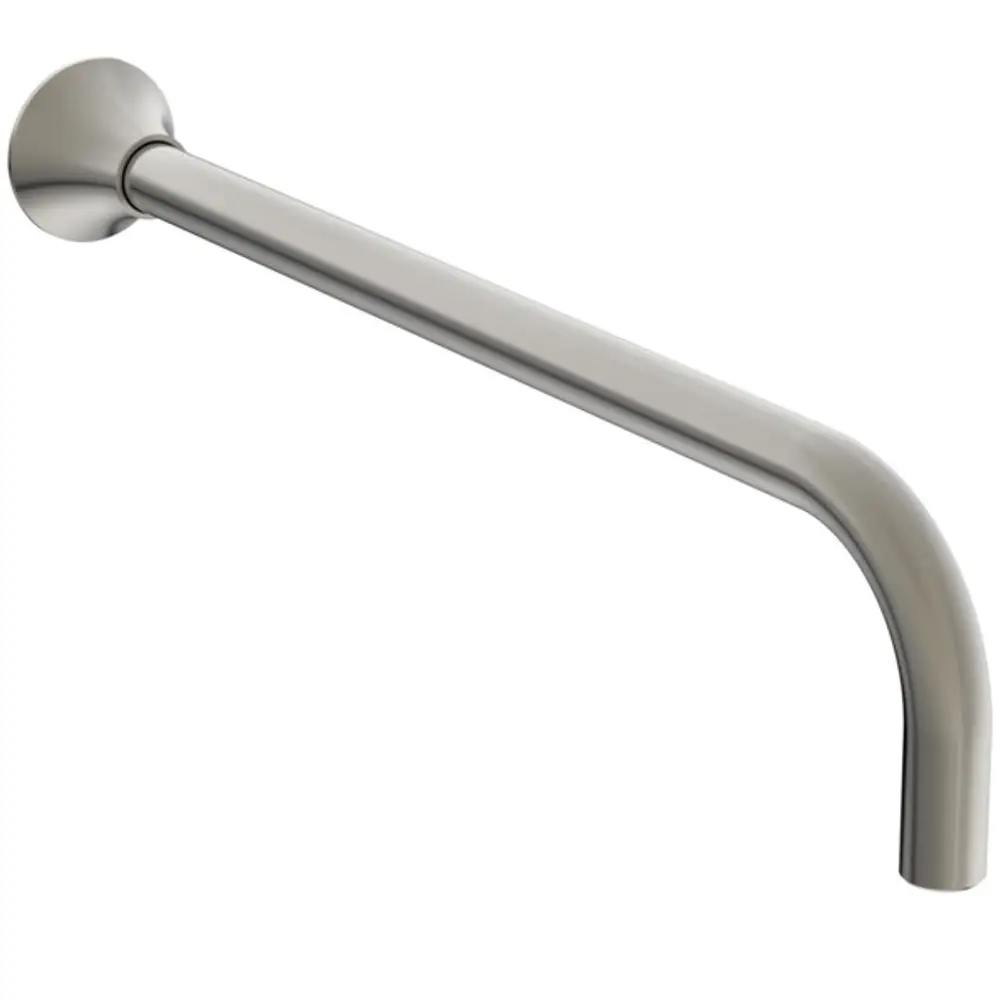 Wandanschluss aus Metall in silberner Farbe, montiert an der Wand. Ideal Standard Produkt, geeignet für Badezimmerinstallationen.